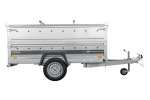 Einachsiger Anhänger auf Blattfedern 230×125 UNITRAILER FORCE 230/R KIPP mit BIS-Seitenwänden und Aluminiumabdeckung-Neu – Bild 6