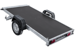 Einachsiger Anhänger auf Blattfedern 264×125 UNITRAILER FORCE 264/R KIPP mit BIS-Seitenwänden, H-0-Rahmen und blauer Plane-Neu – Bild 13