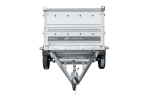 Einachsiger Anhänger auf Blattfedern 264×125 UNITRAILER FORCE 264/R KIPP mit BIS-Seitenwänden und Aluminiumabdeckung-Neu – Bild 10