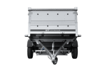 Einachsiger Anhänger auf Blattfedern 264×125 UNITRAILER GARDEN 264/R KIPP mit BIS-Seitenwänden und Aluminiumabdeckung-Neu – Bild 11