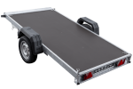 Einachsiger Anhänger mit Blattfedern 264×125 UNITRAILER FORCE 264/R KIPP mit H-1100 Rahmen und grauer Plane-Neu – Bild 12