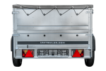 Faltbarer Anhänger GARDEN TRAILER 230 KIPP mit zusätzlichen Bordwänden, Stützrad und Flachplane-Neu – Bild 8