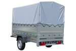 Führerschein B Anhänger GARDEN TRAILER 230 KIPP mit Stützrad, zusätzlichen Bordwänden, Hochplane und Hochspriegel H800-Neu – Bild 2