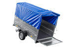 Führerschein B Anhänger GARDEN TRAILER 230 KIPP mit Stützrad, zusätzlichen Bordwänden, Hochplane und Hochspriegel H800-Neu – Bild 11