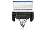 GARDEN TRAILER 264/2 KIPP Zweiachsanhänger mit Stützrad, Planenträgern, zus. Bordwänden und blauer Flachplane-Neu – Bild 9
