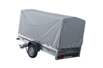 GARDEN TRAILER 264 KIPP MIT STÜTZRAD, H1100-HOCHSPRIEGEL UND GRAUER PLANE-Neu – Bild 3