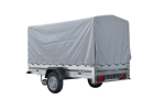 GARDEN TRAILER 264 KIPP MIT STÜTZRAD, H1100-HOCHSPRIEGEL UND GRAUER PLANE-Neu – Bild 12