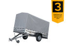 GARDEN TRAILER 264 KIPP MIT STÜTZRAD, H1100-HOCHSPRIEGEL UND GRAUER PLANE-Neu – Bild 17
