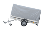 GARDEN TRAILER 264 KIPP MIT STÜTZRAD, H1100-HOCHSPRIEGEL UND GRAUER PLANE-Neu – Bild 4