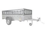 GARDEN TRAILER 264 KIPP mit Gitteraufsatz, Flachplane und Stützrad-Neu – Bild 16