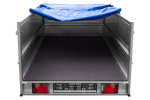 Großer Anhänger 750 kg GARDEN TRAILER 264 KIPP mit Bordwandaufsatz [zusätzliche 40 cm], Stützrad und blauer Flachplane-Neu – Bild 9