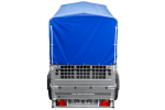 Kipp Anhänger Garden Trailer 200 KIPP mit Laubgitteraufsatz, Hochplane, Hochspriegel und Stützrad-Neu – Bild 8