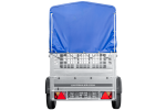 Kipp Anhänger Garden Trailer 200 KIPP mit Laubgitteraufsatz, Hochplane, Hochspriegel und Stützrad-Neu – Bild 6