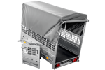 Kippanhänger Garden Trailer 200 KIPP 200×106 cm 750 kg mit Laubgitteraufsatz, Hochplane, Hochspriegel und Stützrad-Neu – Bild 14