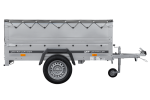Kippbarer Pkw Anhänger GARDEN TRAILER 200 KIPP mit zusätzlichen Bordwänden, Stützrad und Flachplane-Neu – Bild 11