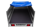 Leichtanhänger auf Blattfedern 200×125 UNITRAILER GARDEN 201/R KIPP mit BIS-Seiten, H-0-Rahmen und blauer Plane-Neu – Bild 13
