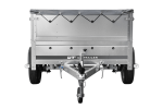 Leichtanhänger auf Blattfedern 200×125 UNITRAILER GARDEN 201/R KIPP mit BIS-Seiten, H-0-Rahmen und grauer Plane-Neu – Bild 8