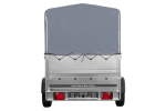 Leichtanhänger auf Blattfedern 200×125 UNITRAILER GARDEN 201/R KIPP mit BIS-Seiten, H-800-Rahmen und grauer Plane-Neu – Bild 9