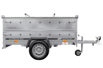 Leichtanhänger auf Federn 200×125 UNITRAILER GARDEN 201/R KIPP mit BIS-Seiten und Aluminiumabdeckung-Neu – Bild 6