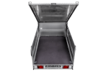 Leichtanhänger auf Federn 200×125 UNITRAILER GARDEN 201/R KIPP mit BIS-Seiten und Aluminiumabdeckung-Neu – Bild 13