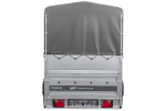 Leichter Anhänger auf Blattfedern 264×125 UNITRAILER FORCE 264/R KIPP mit BIS-Seitenwänden, H-800-Rahmen und grauer Plane-Neu – Bild 4