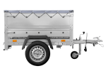 Neu Anhänger GARDEN TRAILER 150 KIPP mit zusätzlichen Bordwänden, Stützrad und Flachplane-Neu – Bild 11