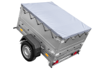 Neu Anhänger GARDEN TRAILER 150 KIPP mit zusätzlichen Bordwänden, Stützrad und Flachplane-Neu – Bild 3