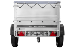 Neu Anhänger GARDEN TRAILER 150 KIPP mit zusätzlichen Bordwänden, Stützrad und Flachplane-Neu – Bild 9