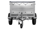 Neu Anhänger GARDEN TRAILER 150 KIPP mit zusätzlichen Bordwänden, Stützrad und Flachplane-Neu – Bild 10