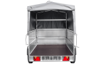 PKW-Anhänger 230×125 UNITRAILER GARDEN 230 FD mit BIS-Seiten, H-800-Gestell und grauer Plane-Neu – Bild 10