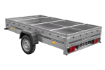 PKW Anhänger 264×150 UNITRAILER GARDEN 265 KIPP mit Flachplanenträger und grauer Plane-Neu – Bild 10