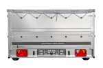 PKW-Anhänger 264×150 UNITRAILER GARDEN 265 KIPP mit zusätzlichen Bordwänden, H-0-Rahmen und grauer Plane-Neu – Bild 8