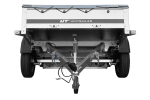 PKW-Anhänger auf Blattfedern 200×125 UNITRAILER GARDEN 201/R KIPP mit H-0 Rahmen und grauer Plane-Neu – Bild 12