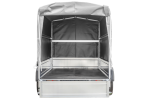 PKW-Anhänger auf Blattfedern 230×125 UNITRAILER GARDEN 230/R KIPP mit H-1100-Rahmen und grauer Plane-Neu – Bild 6