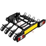Peruzzo Parma 4 – Anhängerkupplungs-Fahrradträger für 4 Fahrräder (schwarz)-Neu – Bild 4