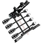 Peruzzo Parma 4 – Anhängerkupplungs-Fahrradträger für 4 Fahrräder (schwarz)-Neu – Bild 5