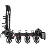 Peruzzo Parma 4 – Anhängerkupplungs-Fahrradträger für 4 Fahrräder (schwarz)-Neu – Bild 6