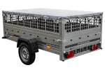 Pkw-Anhänger GARDEN TRAILER 230 KIPP mit Laubgitteraufsatz, Stützrad, Flachplane und Planenträgern-Neu – Bild 11