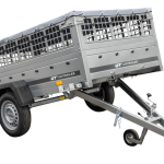 Pkw-Anhänger GARDEN TRAILER 230 KIPP mit Laubgitteraufsatz, Stützrad, Flachplane und Planenträgern-Neu