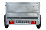 Pkw Anhänger Kipper 230×125 Garden Trailer 230 KIPP Unitrailer 750 kg mit Stützrad und zusätzlichen Bordwänden-Neu – Bild 13
