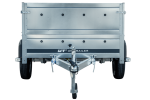 Pkw Anhänger Kipper 230×125 Garden Trailer 230 KIPP Unitrailer 750 kg mit Stützrad und zusätzlichen Bordwänden-Neu – Bild 3