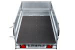 Pkw Anhänger Kipper 230×125 Garden Trailer 230 KIPP Unitrailer 750 kg mit Stützrad und zusätzlichen Bordwänden-Neu – Bild 9