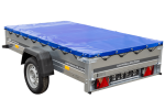 Pkw-Kippanhänger Garden Trailer 230 KIPP [230 cm x 125 cm] mit Flachplane, Stützrad und Planenträger-Neu – Bild 11