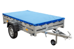 Pkw-Kippanhänger Garden Trailer 230 KIPP [230 cm x 125 cm] mit Flachplane, Stützrad und Planenträger-Neu – Bild 7