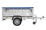 Pkw Planenanhänger GARDEN TRAILER 200 KIPP mit Laubgitteraufsatz, Stützrad, Flachplane und Planenträger-Neu – Bild 7