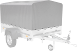 Autotransportanhänger 200×125 UNITRAILER GARDEN 201 KIPP mit BIS-Seitenwänden, H-800-Rahmen und grauer Plane-Neu – Bild 16
