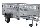 Trailer Anhänger GARDEN TRAILER 264 KIPP mit Gitteraufsatz und Stützrad-Neu – Bild 8