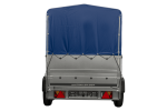 UNITRAILER GARDEN TRAILER 264/2 KIPP Doppelachsanhänger mit Stützrad, zusätzlichen Bordwänden, Spriegel und hoher Plane-Neu – Bild 8