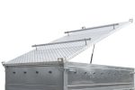 Einachsiger Anhänger auf Blattfedern 264×125 UNITRAILER FORCE 264/R KIPP mit BIS-Seitenwänden und Aluminiumabdeckung-Neu – Bild 15