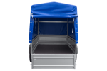 Ungebremster Anhänger 230×125 UNITRAILER FORCE 230 KIPP mit H-1100 Spriegel und blauer Hochplane-Neu – Bild 12